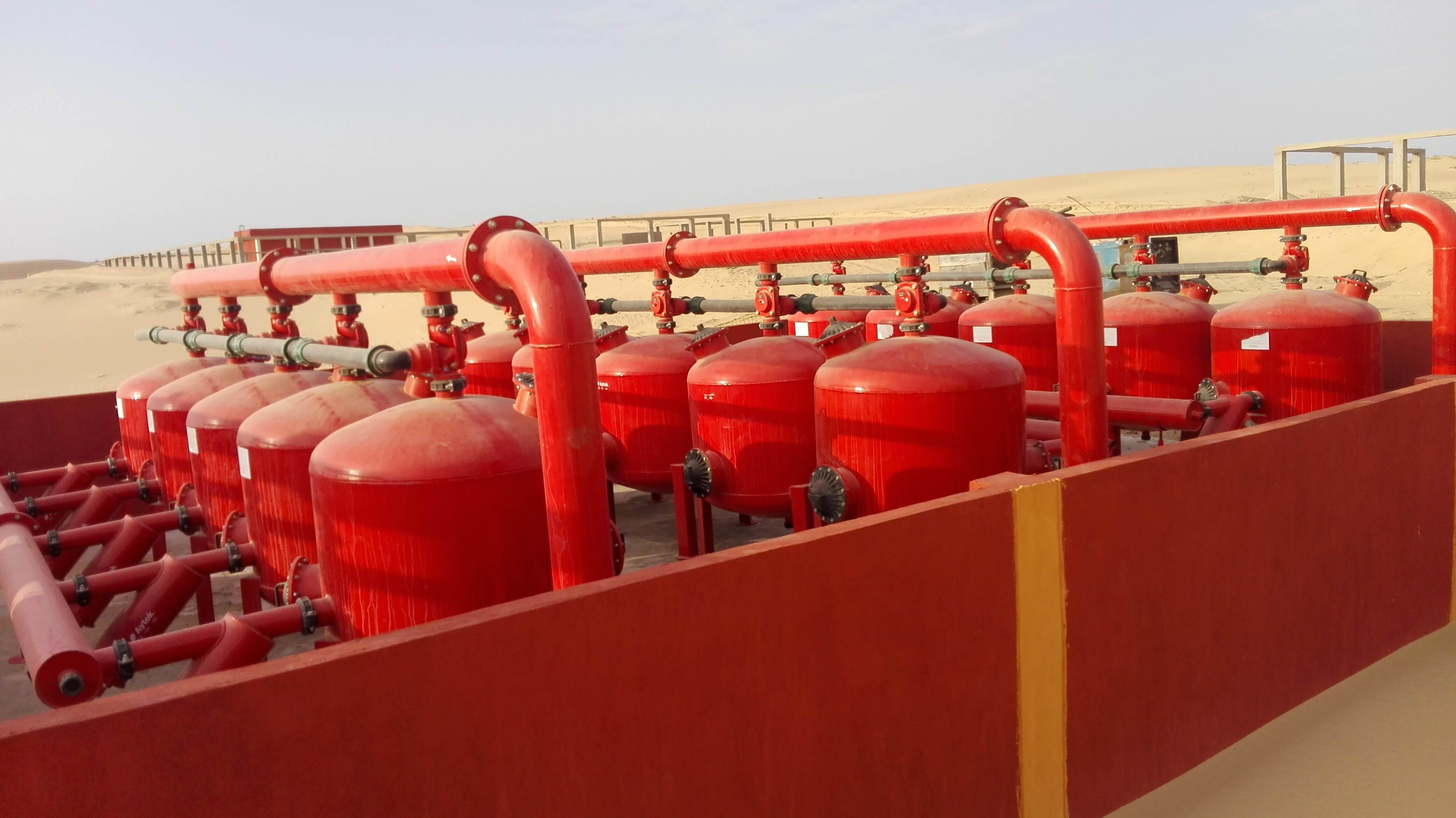 Heraa constructions Reclamation of six thousand acres in the city of Bir al-Abd project